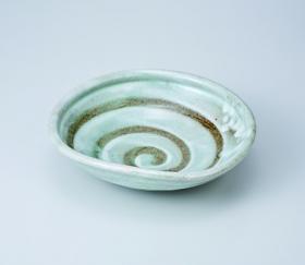 粉引うず7.0平鉢