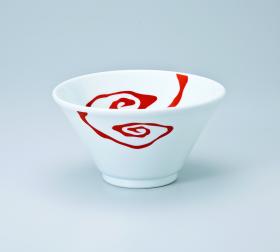 雲竜白釉深口切立6.3丼