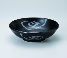 雲竜黒マット23cm玉丼